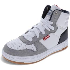 imageLevis UnisexChild Drive Hi SneakerWhiteNavyRed