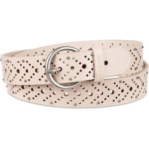 imageLevis Womens MultiPerforate Fully Adjustable Casual Belt for Jeans Trousers and DressesWheat