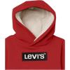 imageLevis Boys Soft Knit Graphic Pullover HoodieChili PepperSherpa