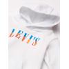 imageLevis Boys Soft Knit Graphic Pullover HoodieWhiteRedBlue