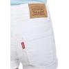 imageLevis Girls Girlfriend Fit Denim Shorty ShortsWhite