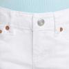 imageLevis Girls Girlfriend Fit Denim Shorty ShortsWhite