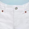 imageLevis Girls Girlfriend Fit Denim Shorty ShortsWhiteDestructed
