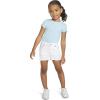 imageLevis Girls Girlfriend Fit Denim Shorty ShortsWhiteDestructed