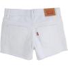 imageLevis Girls Girlfriend Fit Denim Shorty ShortsWhiteDestructed