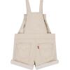 imageLevis babygirls And Baby Denim ShortallIrish Cream