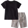 imageLevis boys And Baby Graphic Tshirt and Shorts 2piece Outfit SetBlackPlaid