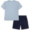 imageLevis boys And Baby Graphic Tshirt and Shorts 2piece Outfit SetBlue Fog