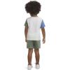 imageLevis boys And Baby Graphic Tshirt and Shorts 2piece Outfit SetOatmeal HeatherBatwing