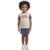 imageLevis boys And Baby Graphic Tshirt and Shorts 2piece Outfit SetSafariBatwing