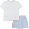 imageLevis boys And Baby Graphic Tshirt and Shorts 2piece Outfit SetWhiteLight Blue