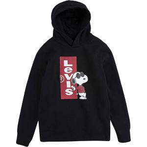 imageLevis Boys Soft Knit Graphic Pullover HoodieBlackCharacter