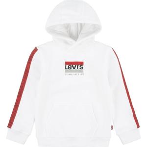 imageLevis Boys Soft Knit Graphic Pullover HoodieWhiteRed