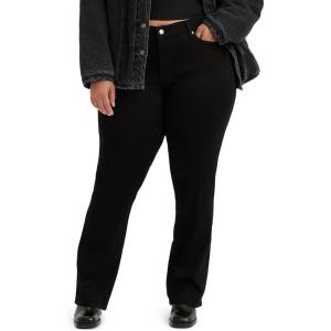imageLevis Womens Classic Bootcut Jeans Plus SizeSoft Black 2