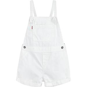 imageLevis babygirls And Baby Denim ShortallWhite