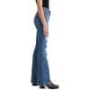 imageLevis Womens 726 High Rise Flare Jeans Also Available in PlusMedium Indigo Destructed