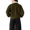 imageLevis Womens 90s Sherpa Trucker Jacket Standard and PlusNew Ivy Green Corduroy  Non Stretch