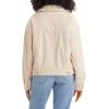 imageLevis Womens 90s Sherpa Trucker Jacket Standard and PlusWhite Swan