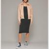 imageLevis Womens Faux Leather Bomber with Laydown CollarBiscotti