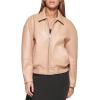 imageLevis Womens Faux Leather Bomber with Laydown CollarBiscotti
