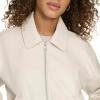 imageLevis Womens Faux Leather Bomber with Laydown CollarOyster