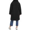 imageLevis Womens Long Length Patchwork Quilted Teddy CoatBlack