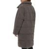 imageLevis Womens Long Length Patchwork Quilted Teddy CoatCarbon Grey