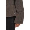 imageLevis Womens Long Length Patchwork Quilted Teddy CoatGrey Shortie