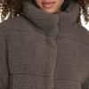 imageLevis Womens Long Length Patchwork Quilted Teddy CoatGrey Shortie