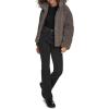 imageLevis Womens Long Length Patchwork Quilted Teddy CoatGrey Shortie