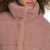 imageLevis Womens Long Length Patchwork Quilted Teddy CoatMauve Shortie