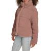 imageLevis Womens Long Length Patchwork Quilted Teddy CoatMauve Shortie