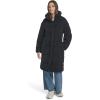 imageLevis Womens Long Length Patchwork Quilted Teddy CoatNavy