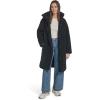 imageLevis Womens Long Length Patchwork Quilted Teddy CoatNavy