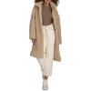 imageLevis Womens Long Length Patchwork Quilted Teddy CoatSand