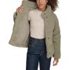 imageLevis Womens Long Length Patchwork Quilted Teddy CoatSeafoam Shortie