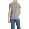 imageLevis Womens Perfect Crewneck Tee Shirt Also Available in PlusCore Housemark Smokestack Heather