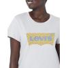 imageLevis Womens Perfect Crewneck Tee Shirt Also Available in PlusEvelyn Floral Bw Bright White