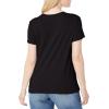 imageLevis Womens Perfect Crewneck Tee Shirt Also Available in PlusMineral Black