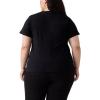 imageLevis Womens Perfect Crewneck Tee Shirt Also Available in PlusNew Batwing Shine Anthracite