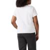 imageLevis Womens Perfect Crewneck Tee Shirt Also Available in PlusNew Batwing Shine Bright White