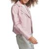 imageLevis Womens The Classic Faux Leather Moto Jacket Regular ampamp Plus SizeGloss Lilac
