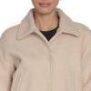 imageLevis Womens Varsity Bomber JacketCream Boucle Laydown Collar