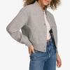imageLevis Womens Varsity Bomber JacketHeather Grey Wool Blend