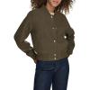 imageLevis Womens Varsity Bomber JacketOlive Wool Blend