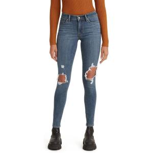 imageLevis Womens 711 Super Skinny JeansLapis Decibel  Medium Indigo