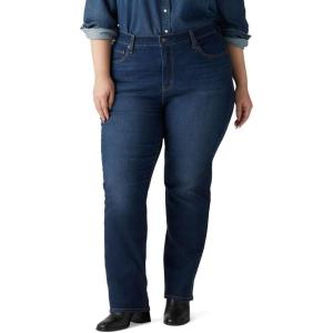 imageLevis Womens 724 High Rise Straight Jeans Plus SizeChelsea Carbon Glow