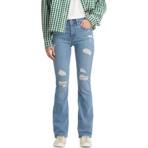 imageLevis Womens 725 High Rise Bootcut Jeans Also Available in PlusLight Indigo Destructed