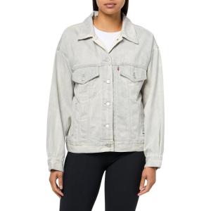 imageLevis Womens 90s Trucker Jacket Also Available in PlusNew Cloudy Quiet Gray Non Stretch
