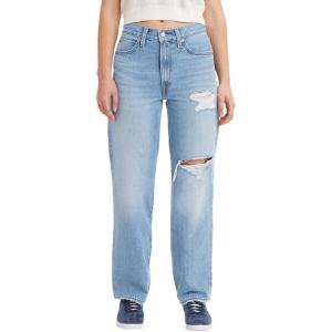 imageLevis Womens 94 Baggy Jeans Also Available in PlusMedium Indigo Destructed
